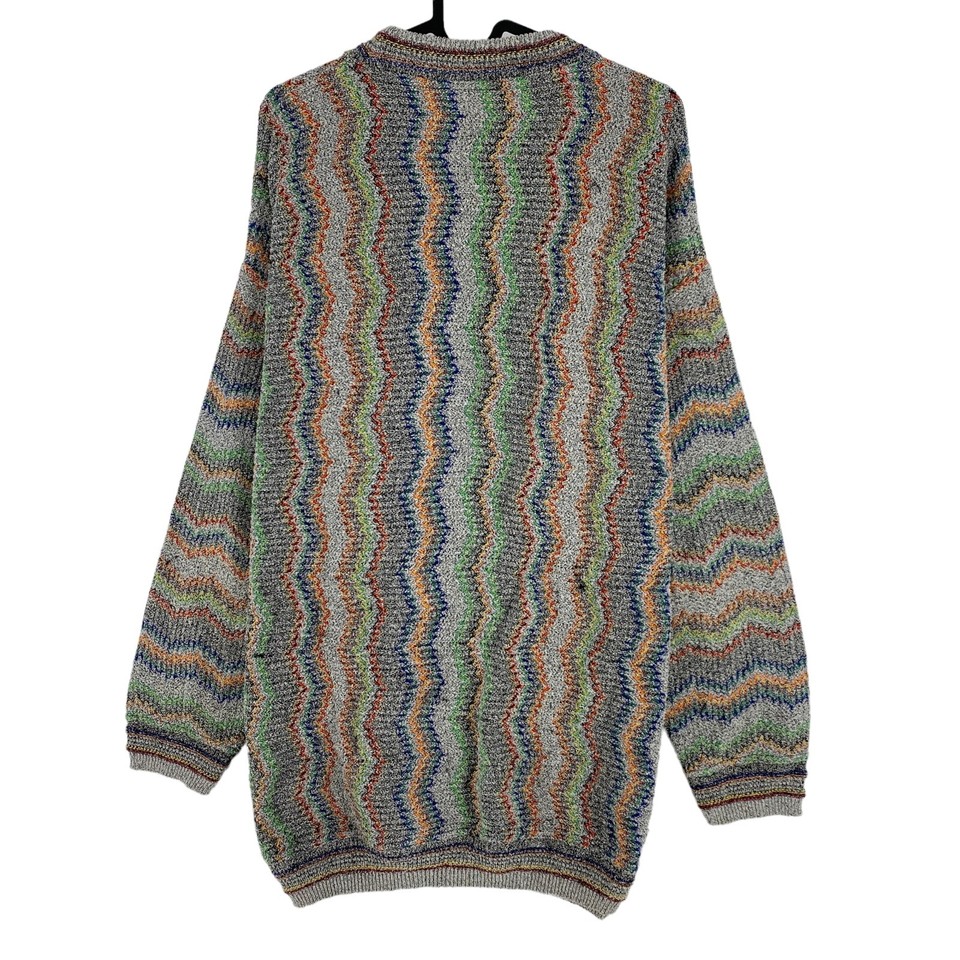 Cosby Vintage Rétro 90s Bleu Marine Pull Taille Ue 50 UK / US