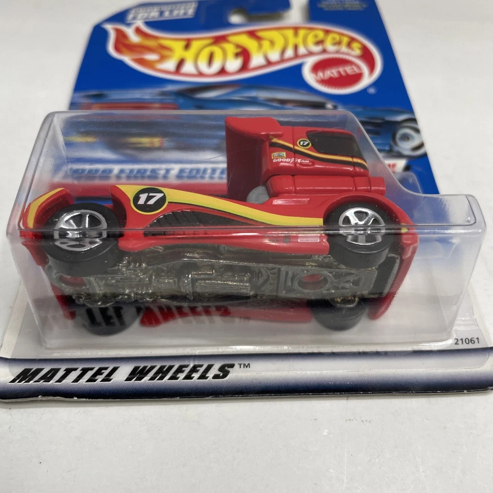Hot Wheels Semi-Fast Red #8 of 26 - 1999 First Editions Collector New Sealed - Image 4 of 4