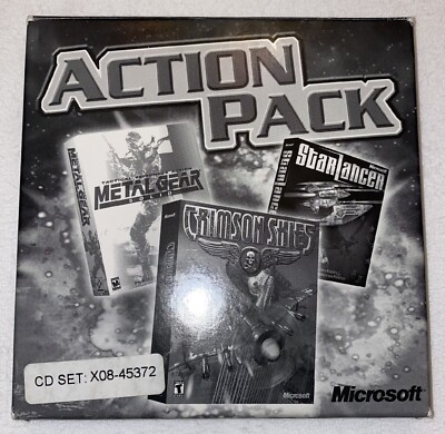 Microsoft Action Pack 3 PC Game Set: Metal Gear Solid StarLancer Crimson Skies