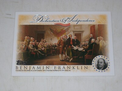 2006 Topps Signers of Declaration of Independence - U Pick Discount on multiples