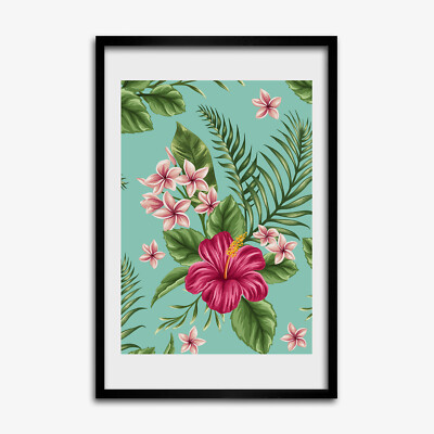 Cadre Photo Tulup 40x60cm - Décor Oiseaux Et Conifères, Bois MDF, Neuf, Pour Salon Ou Chambre
