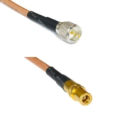 RG400 MINI UHF MALE to SMB FEMALE RF Cable FAST-SHIP LOT