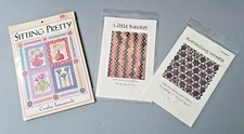 LOT Patterns Laundry Basket Quilts, Patchwork Place Edyta Sitar Floral Geometric
