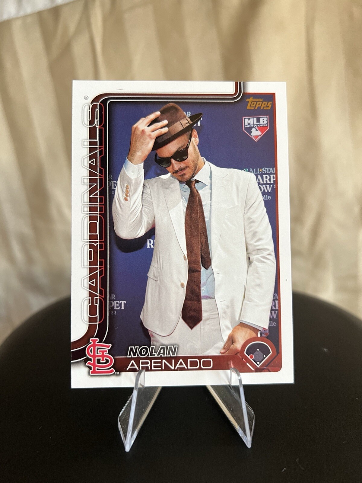 2025 Topps Series 1 Golden Mirror SP Variation #101 Nolan Arenado Cardinals