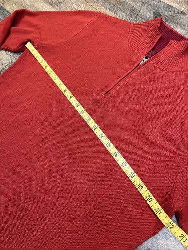 Eddie Bauer gerippter Damenpullover mit 1/4 Reißverschluss Größe XL 100 % Baumwolle gebraucht - Bild 6 von 16