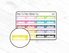 1964~~Today's Chore Planner Stickers.