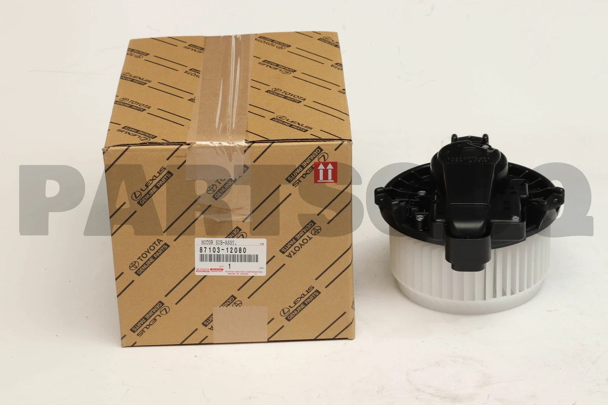 8710312080 Genuine Toyota MOTOR SUB-ASSY, BLOWER W/FAN 87103-12080  