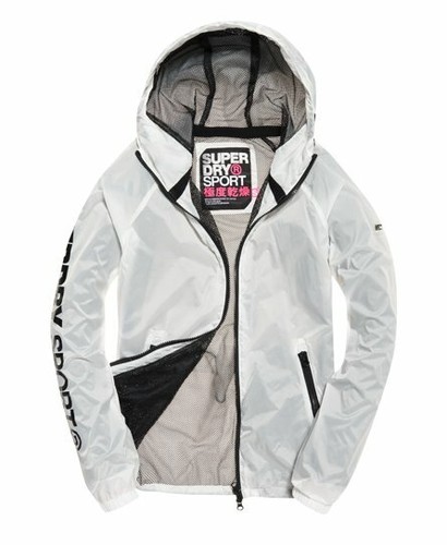 Superdry Sport Tracer Cagoule White 