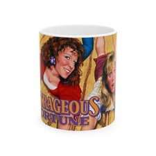 Outrageous Fortune Ceramic Mug, Retro Coffee Cup, 11oz, Bette Midler