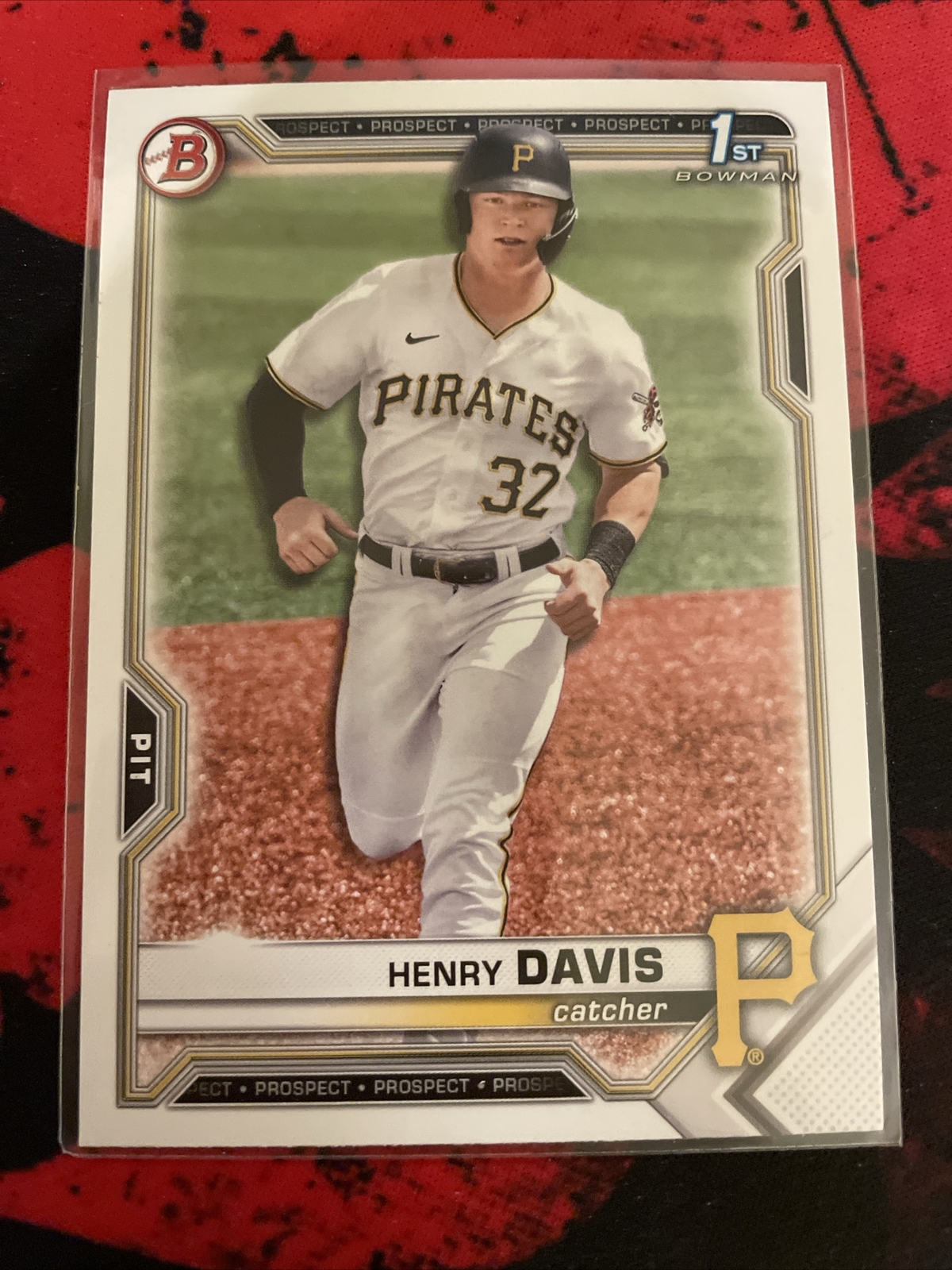 Henry Davis 2021 1st Bowman Draft Paper Rookie RC Pittsburgh Pirates #BD-48