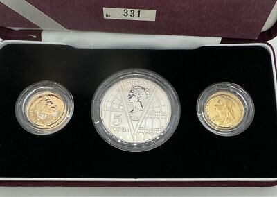 1901-2001 Victorian Centenary Collection Gold Sovereign and Crown