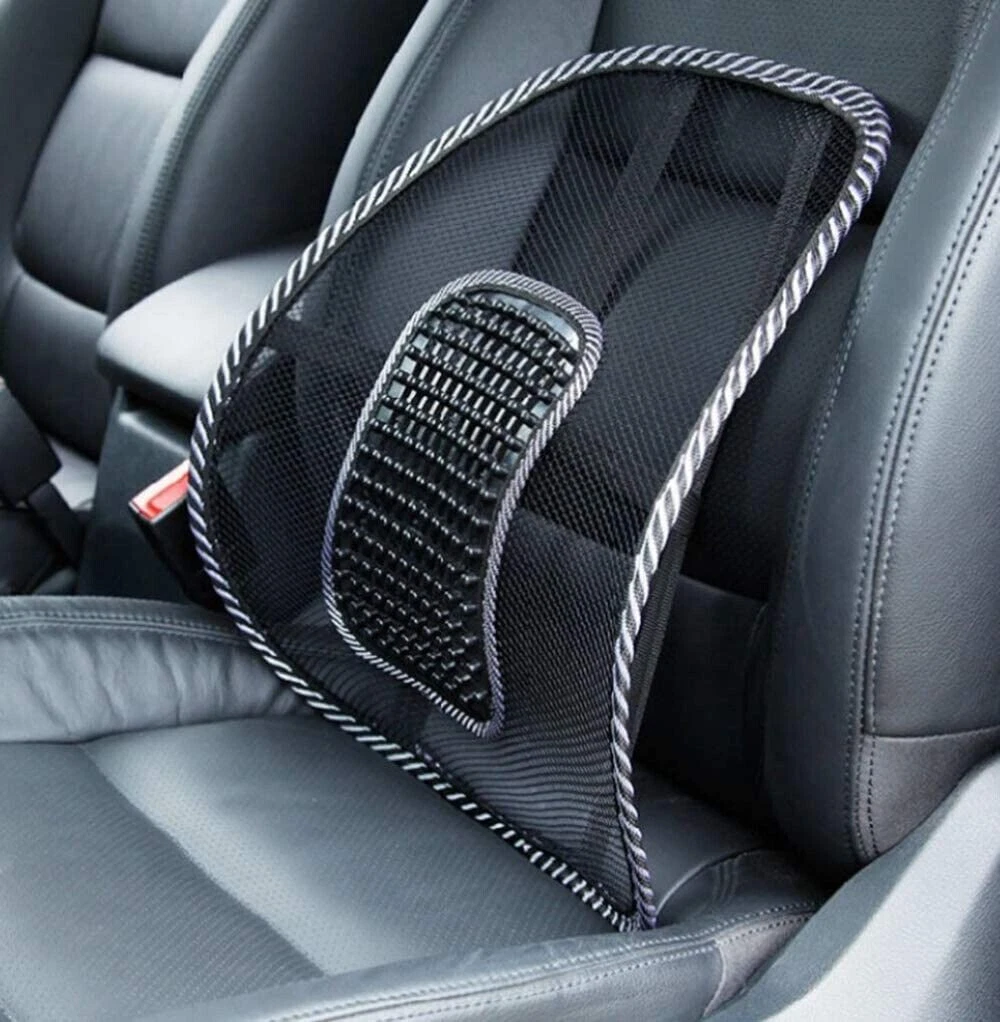 Respaldo Lumbar Cojin Malla Respaldo Ortopedico Para Coche Silla Oficina  NUEVO