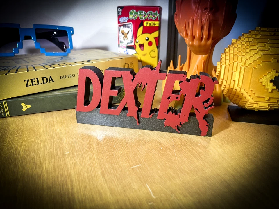 Figura de acción Dexter Nerd Geek edición de colección de regalo película rara fan art Foto 4 de 4
