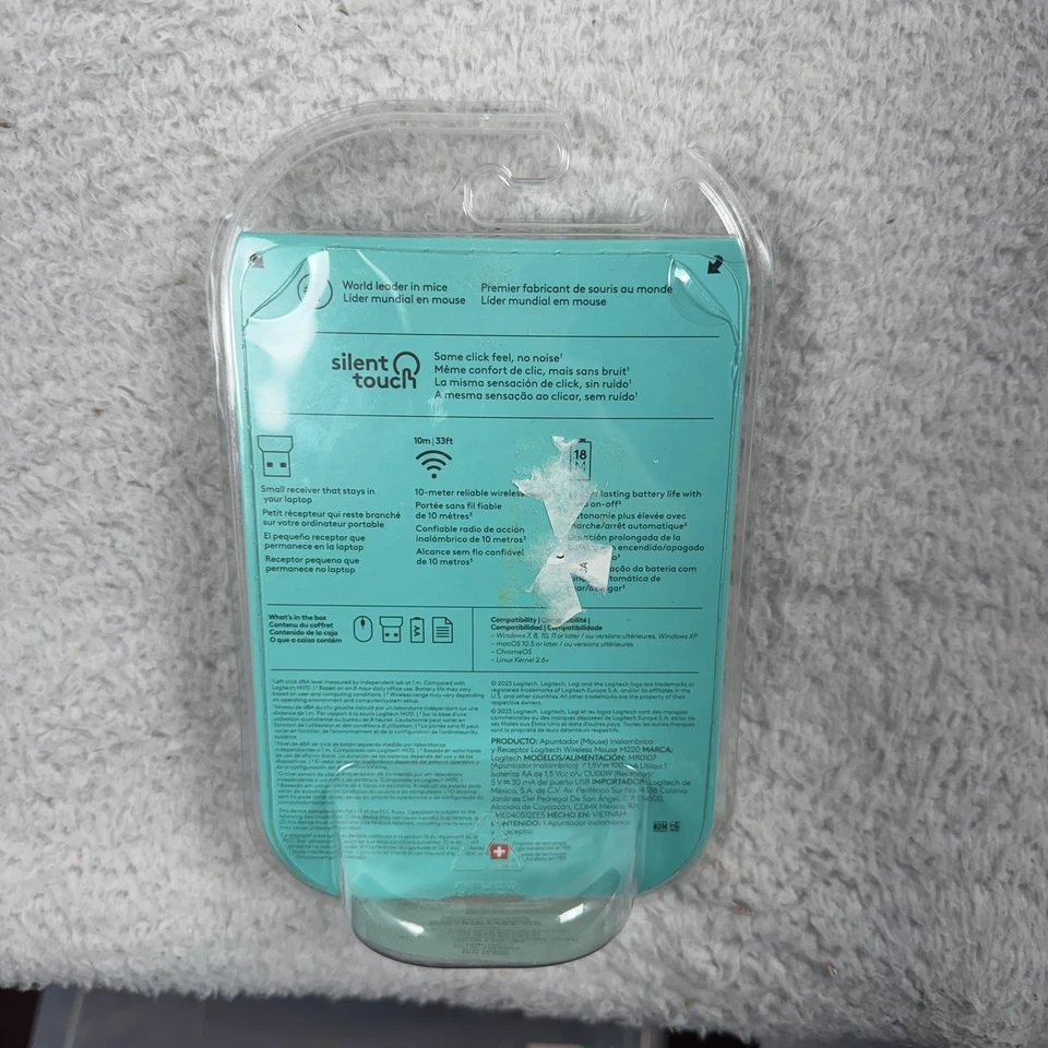 Logitech M220 Silent Wireless Optical Mouse New Easy Office Work - Image 2 of 3