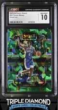 2023-24 Panini Select Tyrese Maxey Green Ice Prizm CGC 10 Gem MT AG803