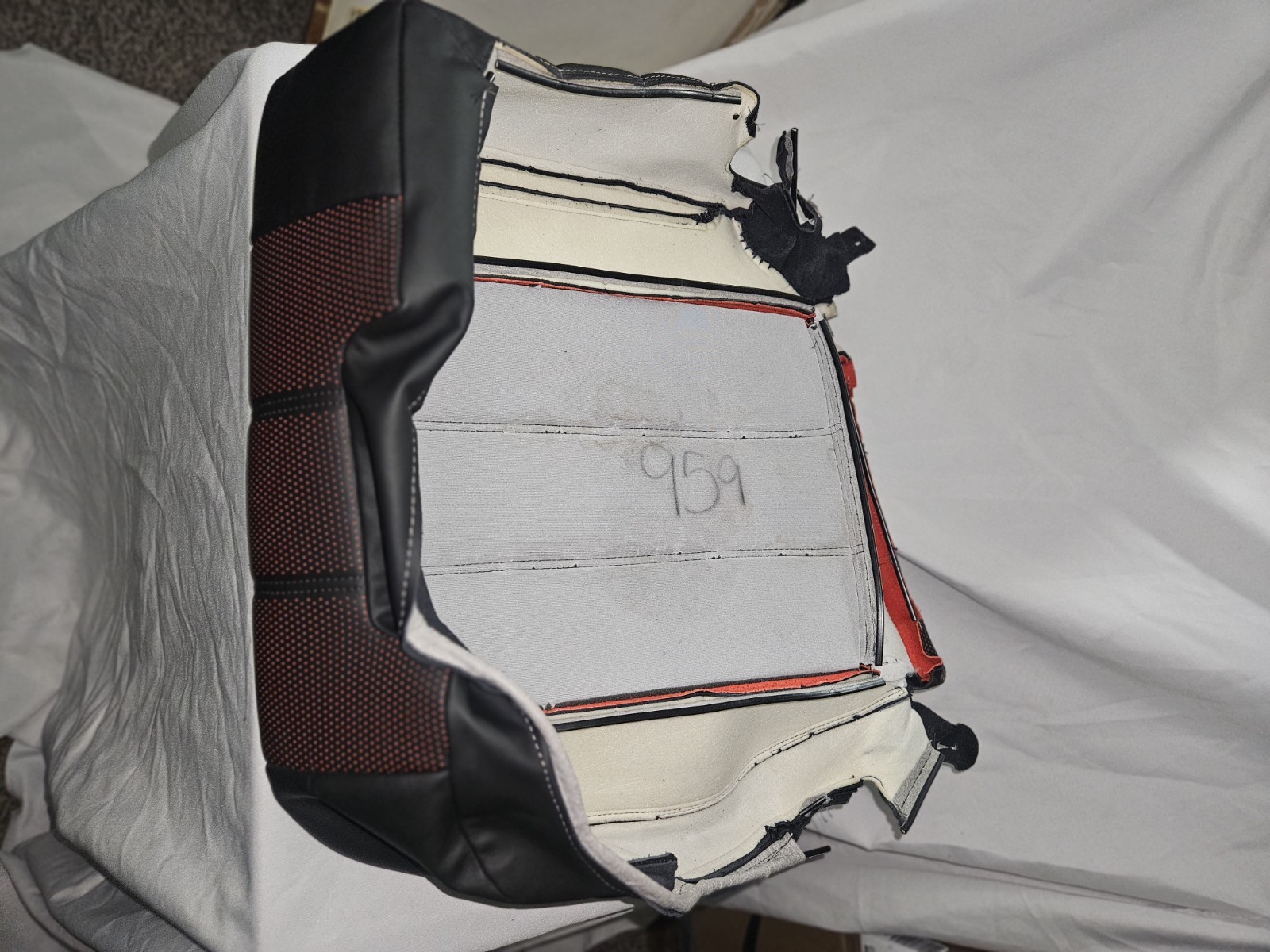 2020 Bentley Bentayga Passenger Right Rear Seat Cushion Leather Cover