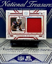 2025 National Treasures Tetairoa McMillan Colossal Materials Patch RC,#/25🔥🐆