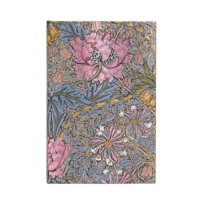 Morris Pink Honeysuckle (William Morris) Mini Lined Hardcover Journal | Englisch