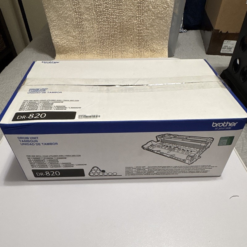 Brother DR-820 Drum Unit for HL-L5000D HL-L5100DN HL-L5200DW HL-L6200DW