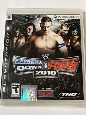 WWE SmackDown vs. Raw 2010 (PlayStation 3, 2009) PS3 No Manual