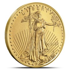 2020 1 oz American Gold Eagle Coin 4802.82 per troy oz
