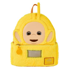 Teletubbies Laa-Laa Plush Cosplay Light Up 10" Faux Leather Mini Backpack  [OE]