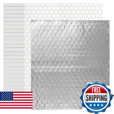 EcoDispose Pre-Cut Insulated Foil Sandwich Wrap Sheets Hot Food Grease-Resistant