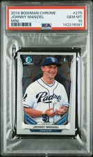 2014 Bowman Chrome Mini #275 Johnny Manziel 1st Rookie Card RC PSA 10