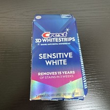 Crest 3D Whitestrips Sensitive White Strips - 18 Treatments 2027/10 New Sealed