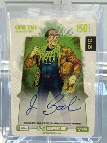 2026 Bo Jackson Battle Arena GAME TIME Jim Boeheim GLOW Inspired Ink Auto #23/25
