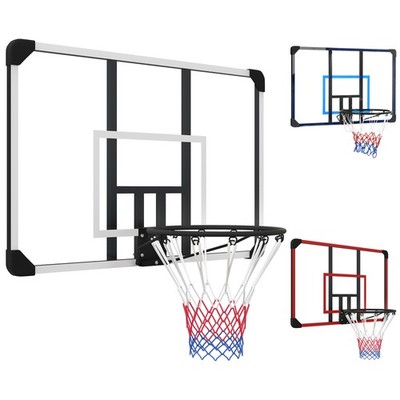 Basketballkorb, Basketballbrett mit Korb, Wandmontage, für Outdoor, Stahl