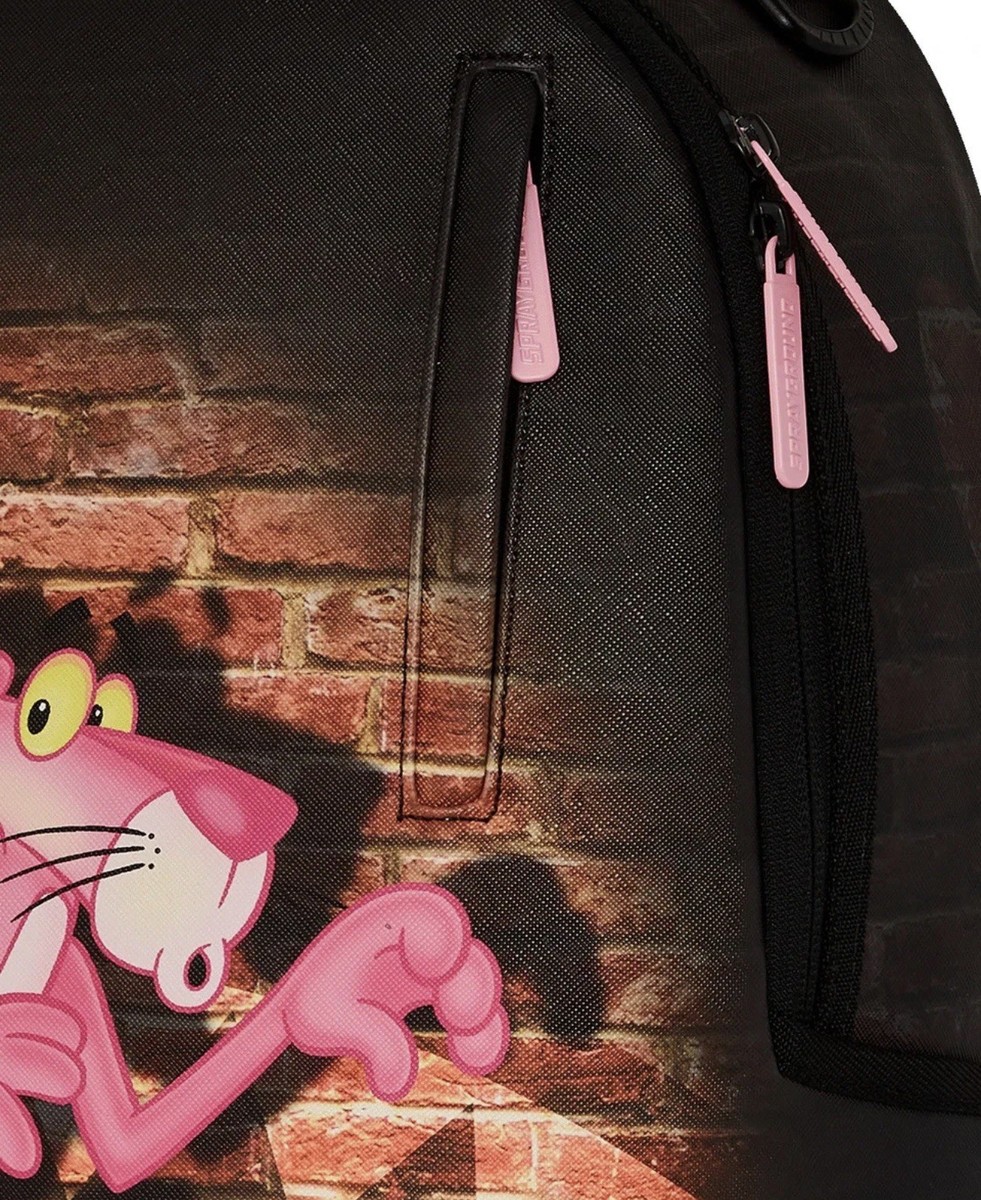Sprayground Pink Panther Burglar Scape Backpack🔥New Bookbag Large