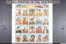 NobleSpirit } Mint US Legends of the West Recalled Error Sheet