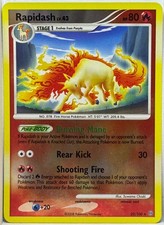 Pokemon Rapidash 22/100 D&P Stormfront Reverse Holo Rare NM on eBay