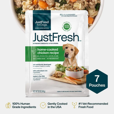 JustFresh Home-Cooked Chicken (12 oz 7 Pack)