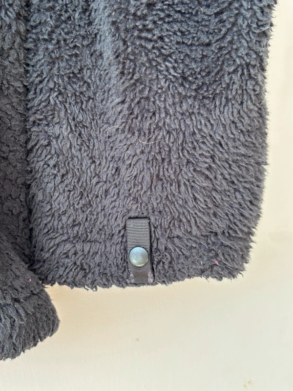 The North Face Women’s Black Sherpa Fleece Jacket Full Zip Outdoor Size M thumbnail 5