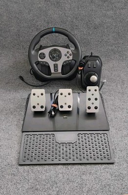 PXN V9 Racing Steering Wheel, Pedals and Gear Shifter Bundle WORKS!