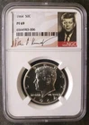 1964 Proof 50c Kennedy Silver Half Dollar NGC PF69