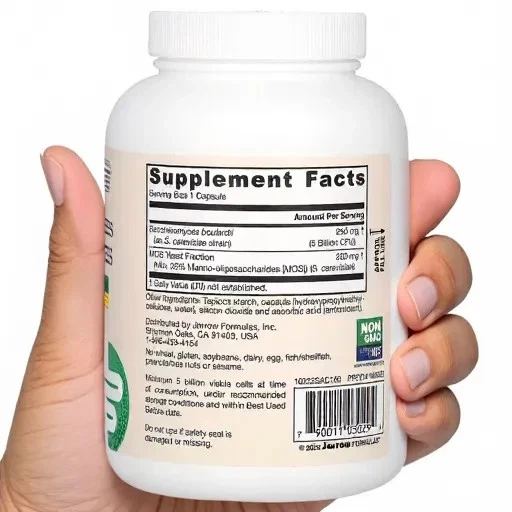 Jarrow Formulas,Saccharomyces Boulardii+MOS,5 BillionCFU,180 Cap,Expiry:12/2026 - Image 2 of 2