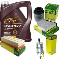 Mann Inspektionspaket 5L Mannol Energy 5W-30 FüR VW Touran 1.4 TSI Golf VI