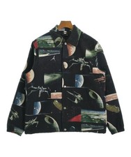 KITH Kiss Mens Blouson Jacket Black Green Blue Pattern Size M Used