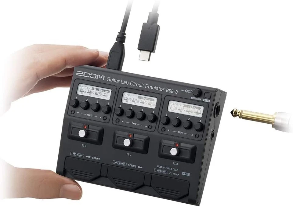 ZOOM GCE-3 USB audio interface for guitar bass pocket size super compact - Image 2 of 4