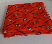 NFL Denver Broncos Flanel Fabric 1 Yard