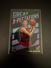 2019-20 Panini Donruss Great X-Pectations Green Flood #14 Dylan Windler RC