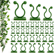 120 Pcs Plant Climbing Wall Fixture Clips, Green Plant Fixer with Self-Adhesive
