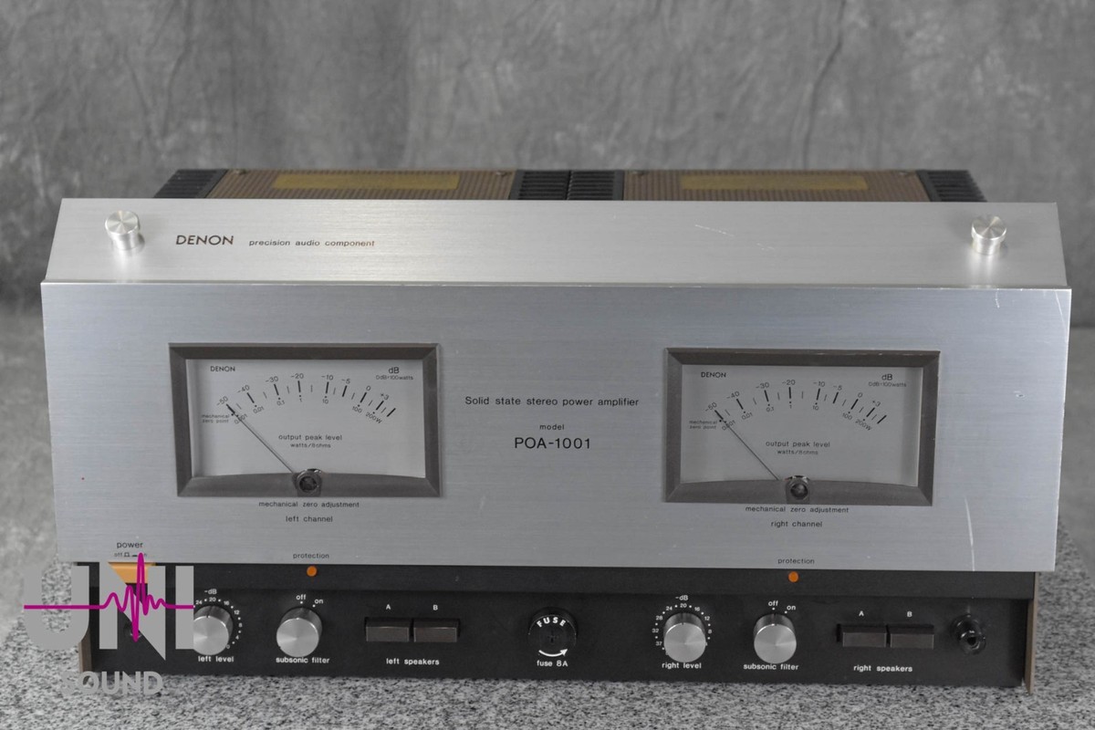 値下げ不可　DENON POA-1001 パワーアンプ DENON POA-1001 Power Amplifier in Good Condition | eBay