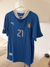 Italy 2012 Euro Pirlo #21 Puma Soccer Football Shirt Jersey Size L
