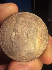 France 5 Francs 1869-BB Napoleon III