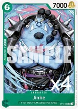 4X One Piece Card Game Jinbe OP13-029 Uncommon NM