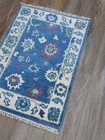 Bohemian Oushak Rug, Oushak Turkish Rug, Hand Made Contemporary Rug, 2x3 Ft — photo 4